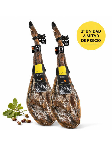 Angebot Eichelmastschinken 100% mit zweiter einheit zum halben preis - Hermanos Hoyos