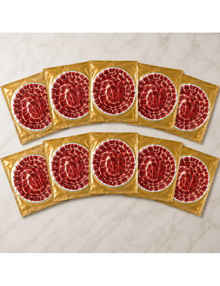 Comprar pack platos de Jamon ibérico 100% cortado a cuchillo