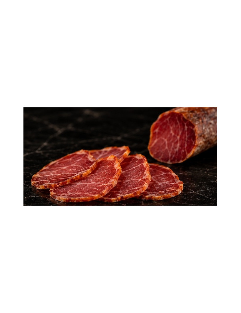 Comprar Lomo Ibérico de Cebo de Campo con Tubo Premium de Hermanos Hoyos
