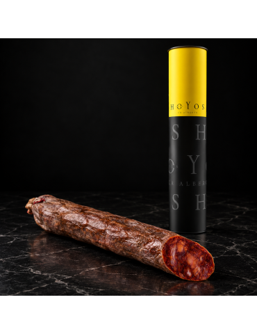 Comprar Chorizo Ibérico de Bellota con Tubo Premium de Hermanos Hoyos