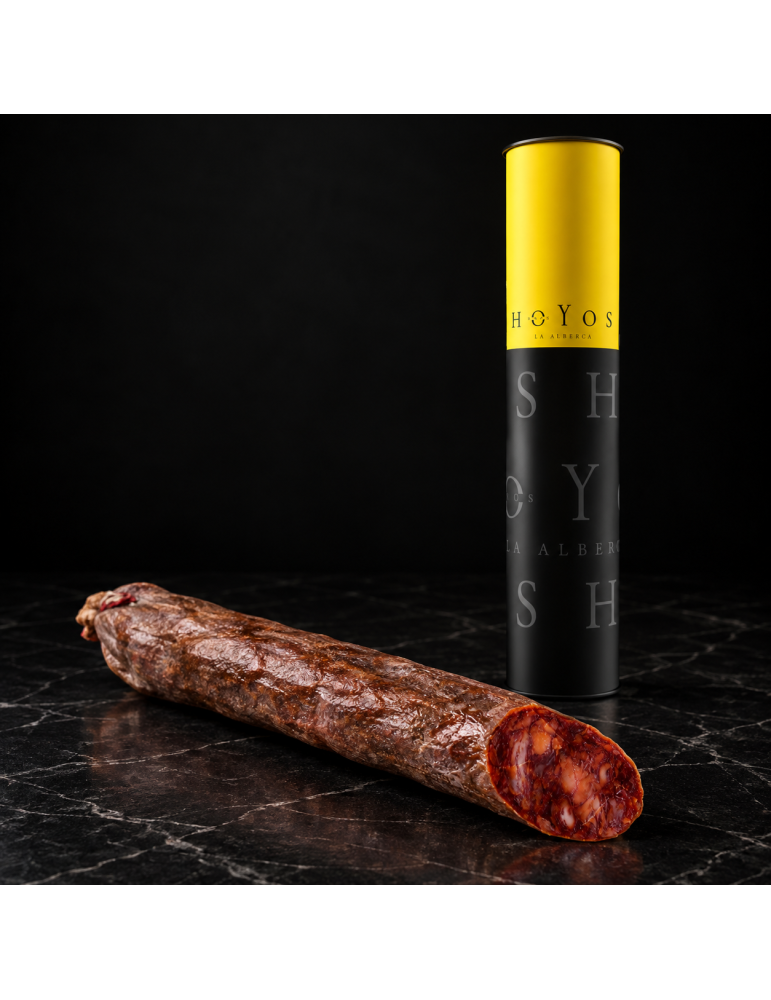 Comprar Chorizo Ibérico de Bellota con Tubo Premium de Hermanos Hoyos