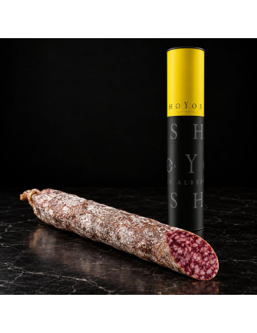 Comprar Salchichón Ibérico de bellota con Tubo Premium de Hermanos Hoyos