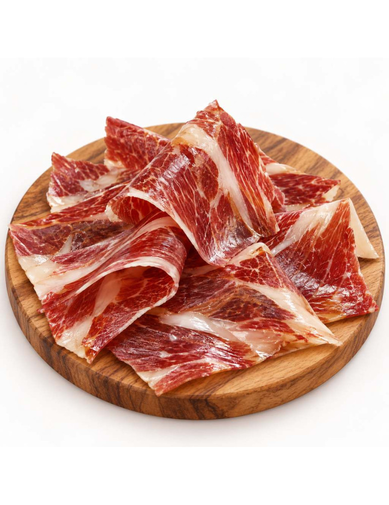 Stück vom 75 % iberischen Eichel-Vorderschinken (iberische Rasse)
