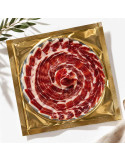 Teller mit Schinken aus Eichelmast vom 100 % iberischen Schwein (100 g)