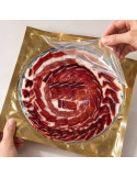 Teller mit Schinken aus Freilandmast vom 50 % iberischen Schwein (80 g)