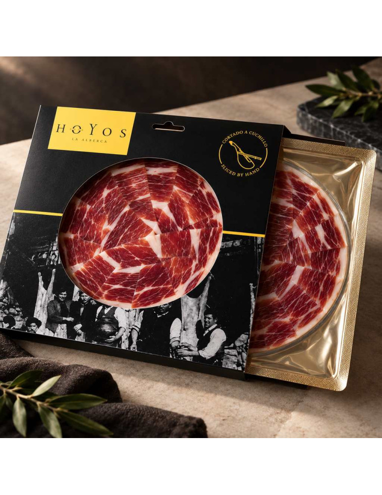 Achetez un plateau de jambon ibérique fermier (50 %) - Hermanos Hoyos