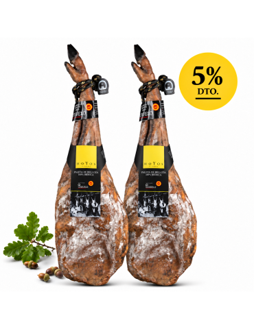 Comprar Oferta 2 Paletas de bellota ibéricas 100% D.O. Guijuelo