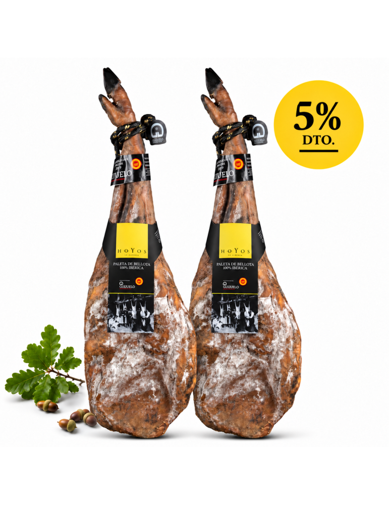 Comprar Oferta 2 Paletas de bellota ibéricas 100% D.O. Guijuelo