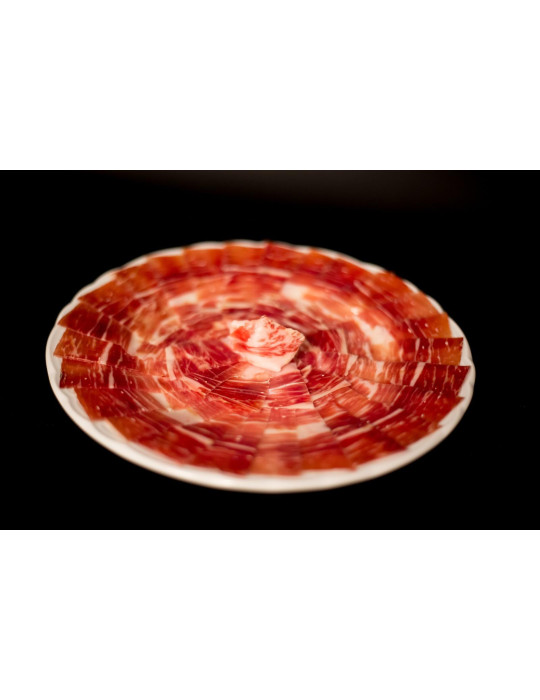 Comprar pack platos de Jamon ibérico 100% cortado a cuchillo