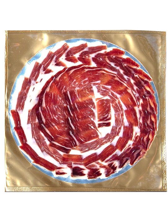 Comprar pack platos de Jamon ibérico 100% cortado a cuchillo
