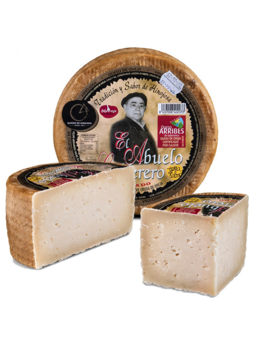 Comprar queso de oveja curado "Hinojosa" de El Abuelo Calderero en Hermanos Hoyos.