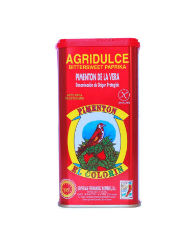 Comprar pimentón de la vera agridulce "El Colorín" de Hermanos Hoyos.