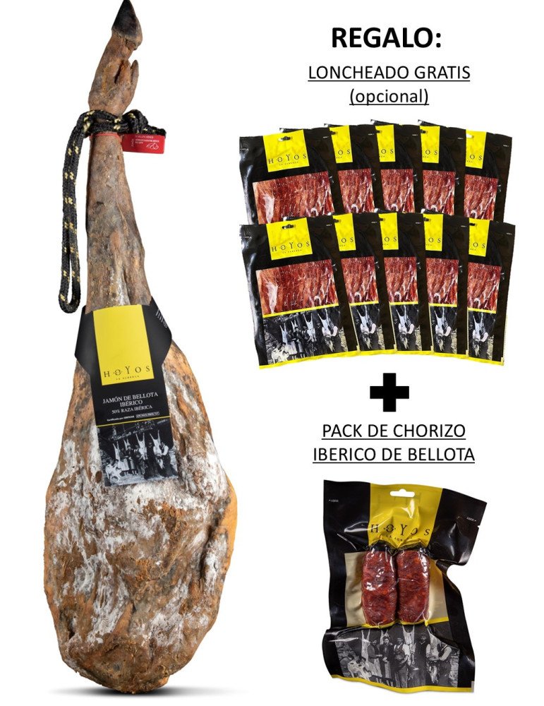 Buy 50% Iberian Breed Acorn-Fed Ham - Hermanos Hoyos