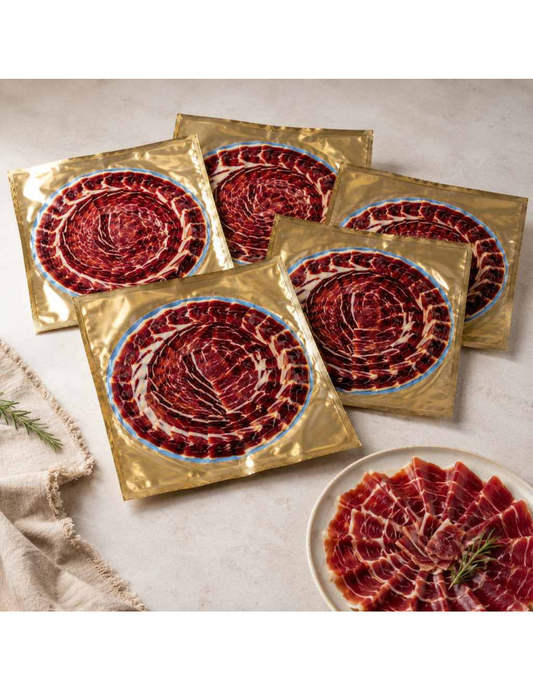 Comprar Pack Platos de Jamón Ibérico de Cebo de Campo Cortado a Cuchillo
