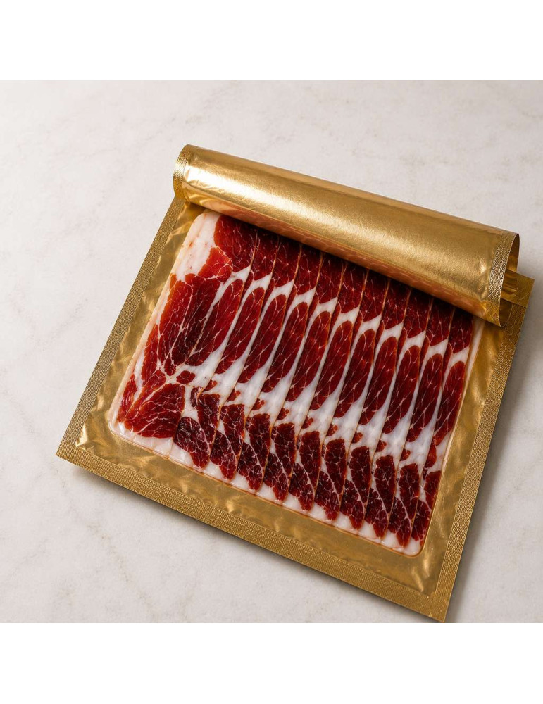 Comprar Pack Sobres de Jamón Ibérico de Bellota 100% Cortado a Máquina